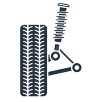 Anslagsbuffer, motoropphengning